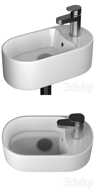 Nameeks Scarabeo Seventy Mini Sink & Roper Rhodes Stream Mini Mixer